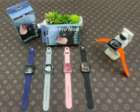 I10 Pro Max Smart Watch Series 9 Bluetooth Calling 2.19 Hd Display 49mm Size Sports Fitness With Game ( Random Color )