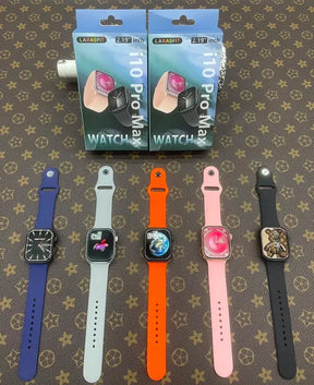 I10 Pro Max Smart Watch Series 9 Bluetooth Calling 2.19 Hd Display 49mm Size Sports Fitness With Game ( Random Color )